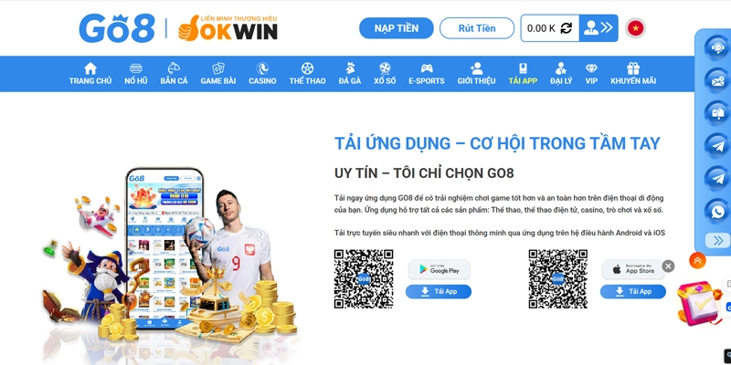 Hướng dẫn GO8 – Tài khoản, app và giao dịch 12 Hướng dẫn tải app Go8